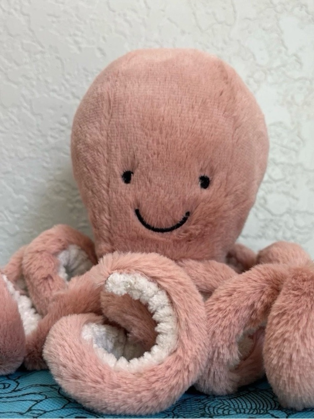 Jellycat Blush Pink Octopus Plush little Odell authentic NWT Stuffed animal